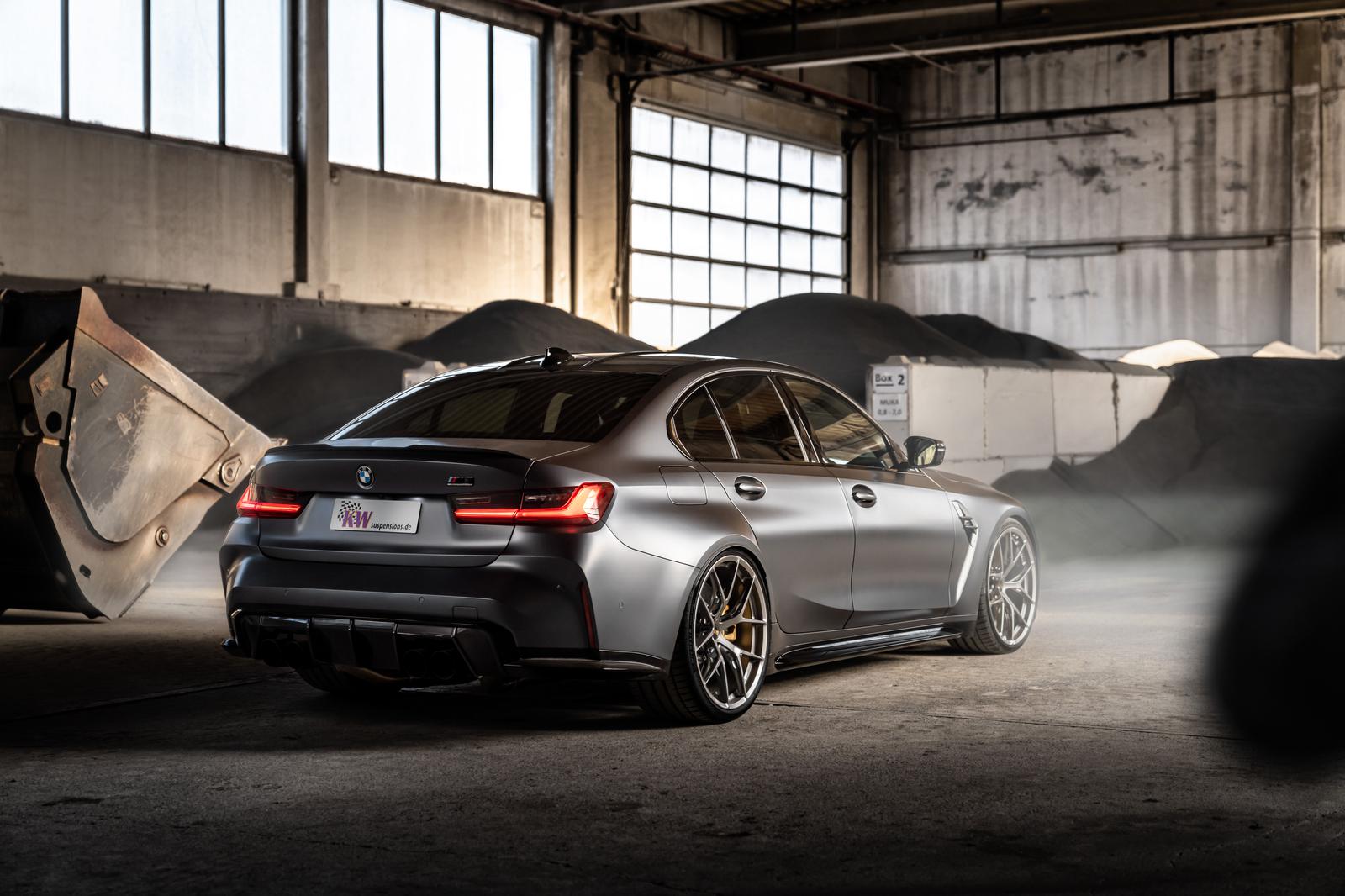 KW Gewindefahrwerk V3 inox (inkl. Stilllegung f. elektr. Dämpfer) für BMW M3 G80