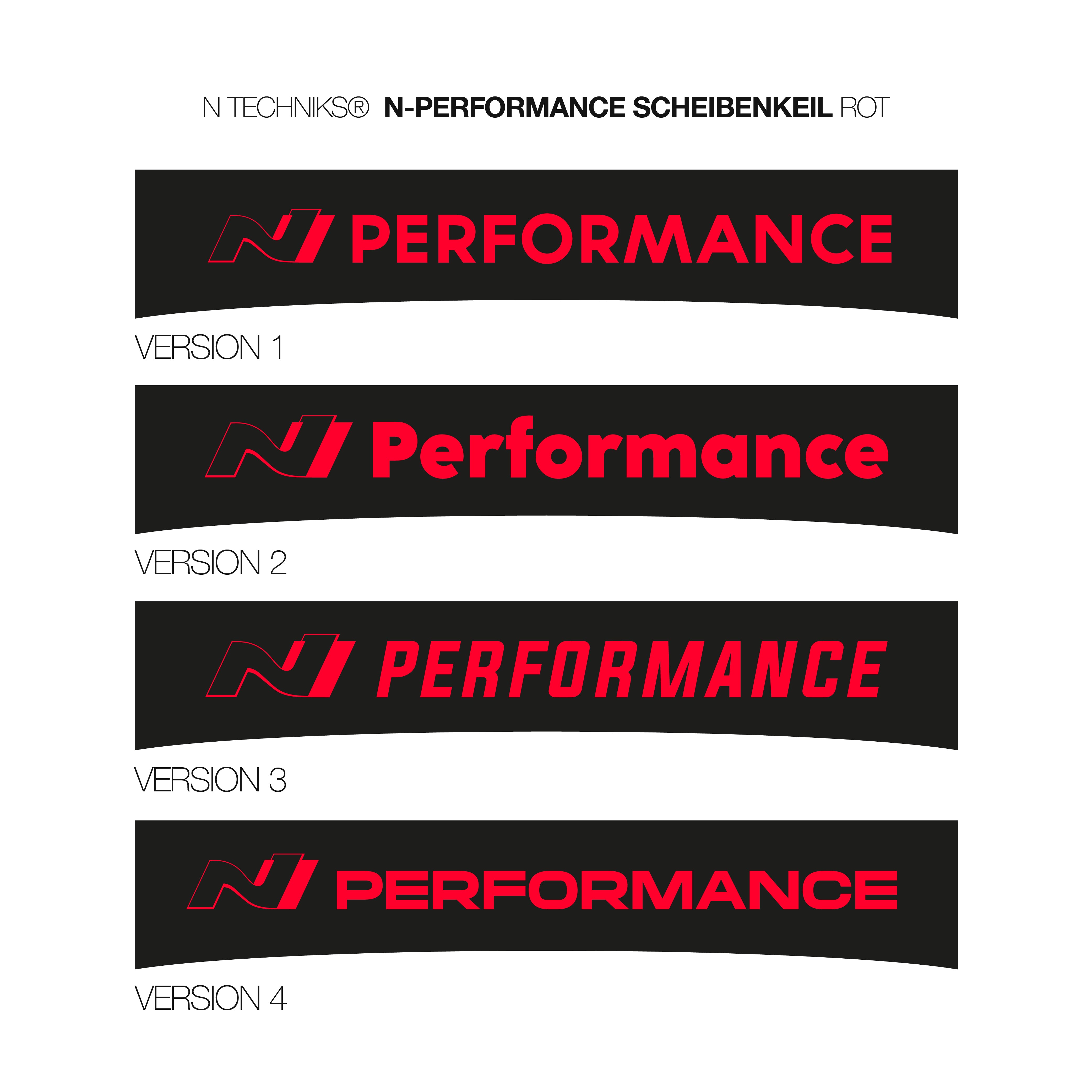 N-Performance window sticker