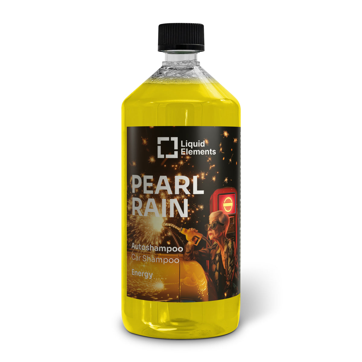Autoshampoo Pearl Rain von Liquid Elements, Duft Energy, 1 Liter Flasche