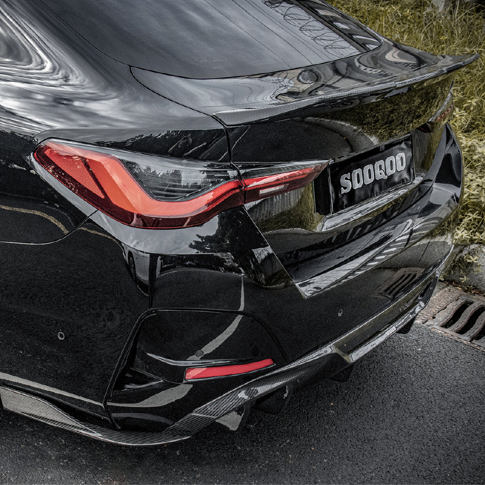 Heckdiffusor 3-teilig passend für BMW i4 G26 Elektroauto   Sooqoo