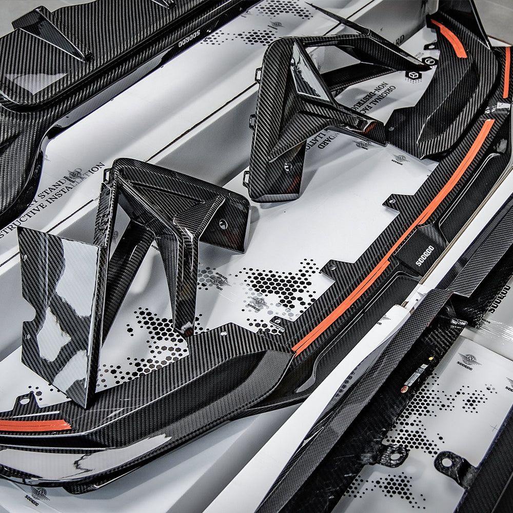 Front Canards passend für BMW X3M (F97) X4M (F98) LCI   Sooqoo