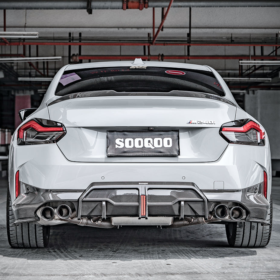 Heckspoiler "Ducktail" SQ-Style passend für BMW M2 G87 / 2er G42 M240i   Sooqoo