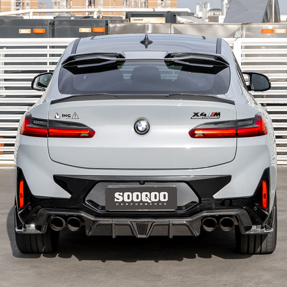 Heckdiffusor passend für BMW X4M F98 LCI   Sooqoo