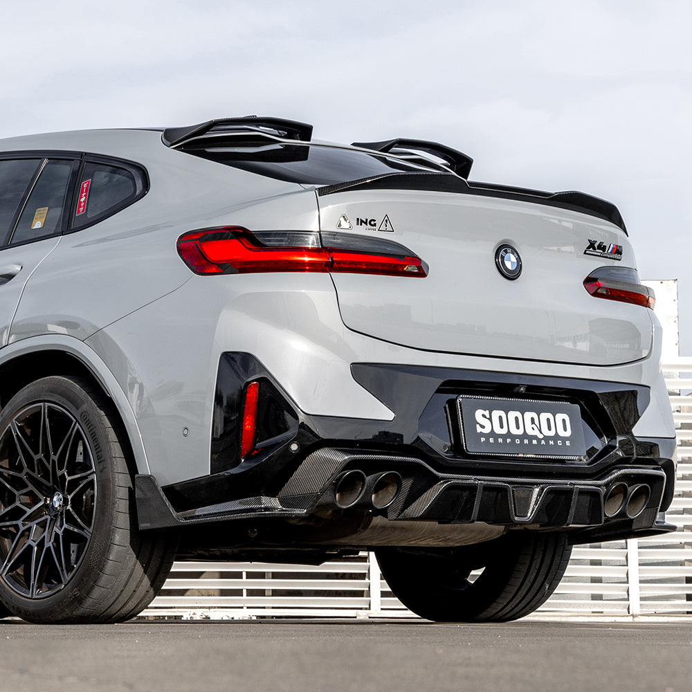Heckdiffusor passend für BMW X4M F98 LCI   Sooqoo