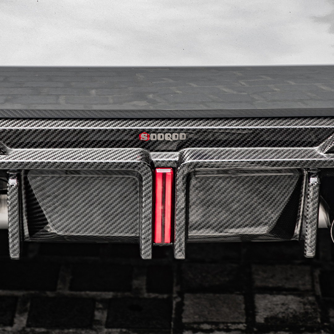 Heckdiffusor mit Bremslicht passend für BMW M3 G80 G81 & M4 G82 G83   Sooqoo