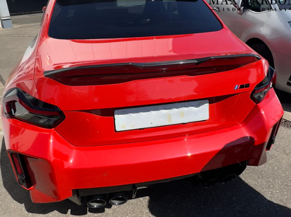 Spoiler Abrisskante V.1 aus PrePreg Carbon passend für BMW M2 G87   FLOW DOWN®