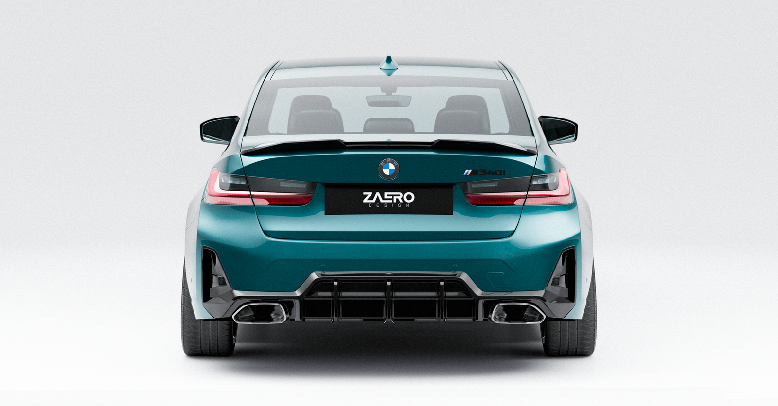 Diffusor passend für BMW M340 G20 G21 – Detail