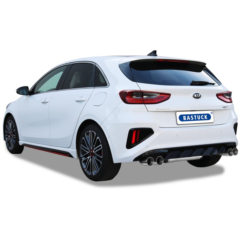 Bastuck Abgasanlage passend für KIA Ceed CD GT 1.6 T-GDI ab 2019 bis 07/21   Bastuck