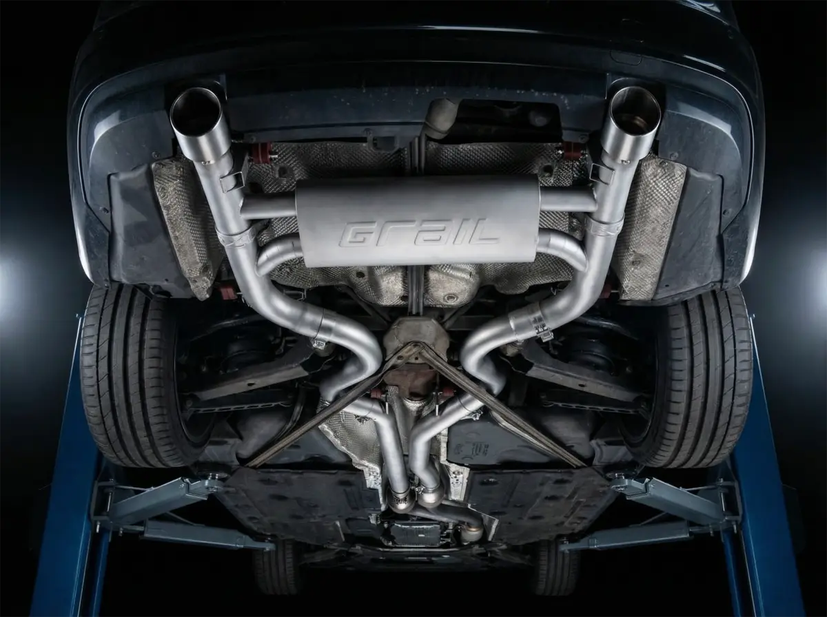 Grail Abgasanlage passend für BMW 335i E9x (N55) 3-Zoll – Klappenanlage   Grail