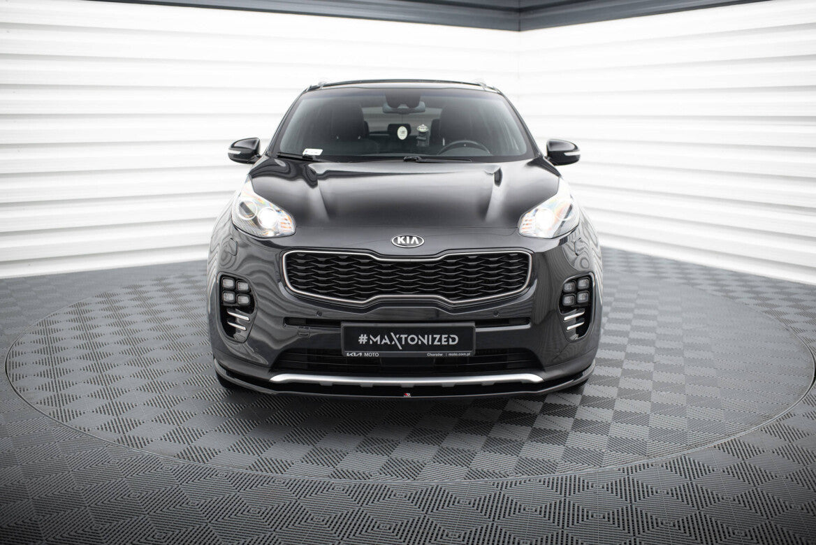 Cup spoiler lip front approach for Kia Sportage GT-Line