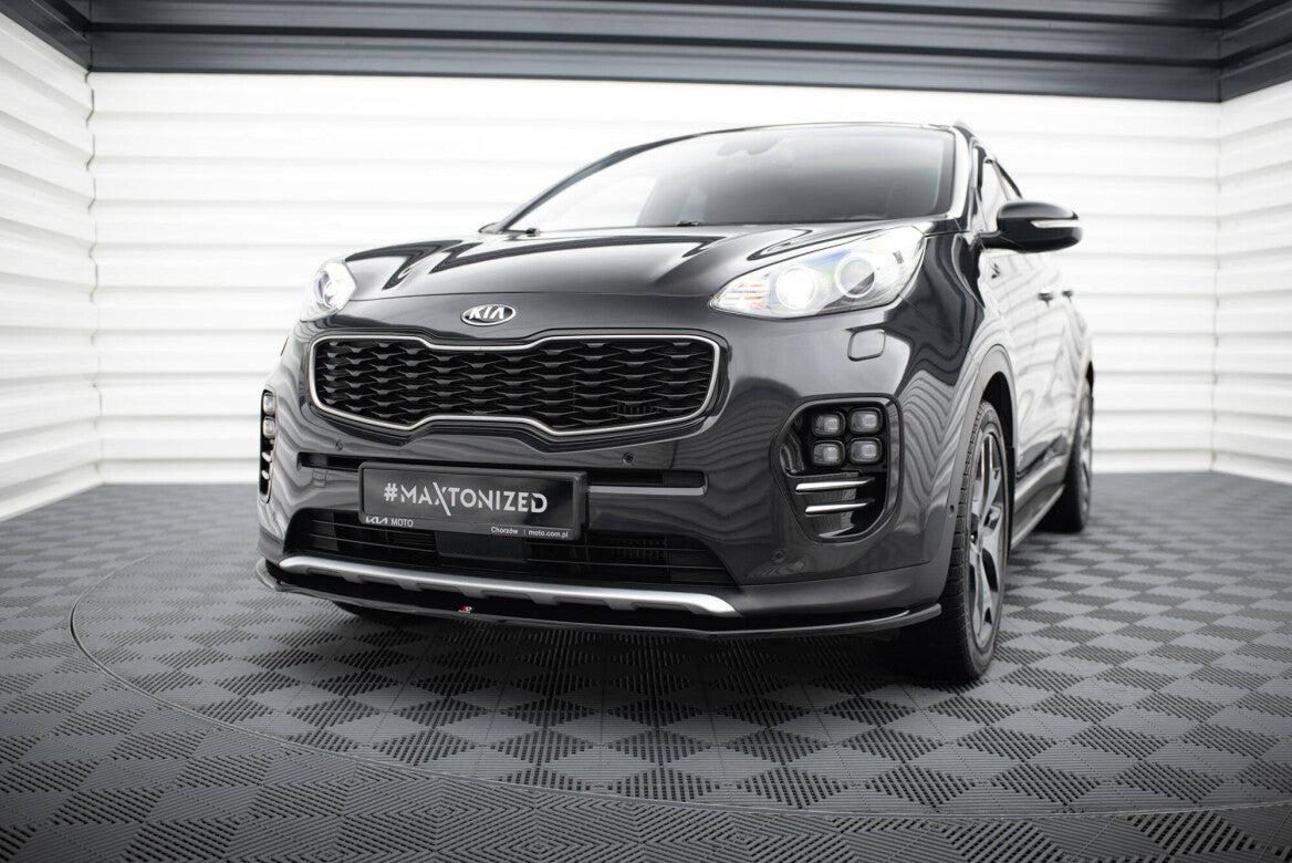 Cup spoiler lip front approach for Kia Sportage GT-Line