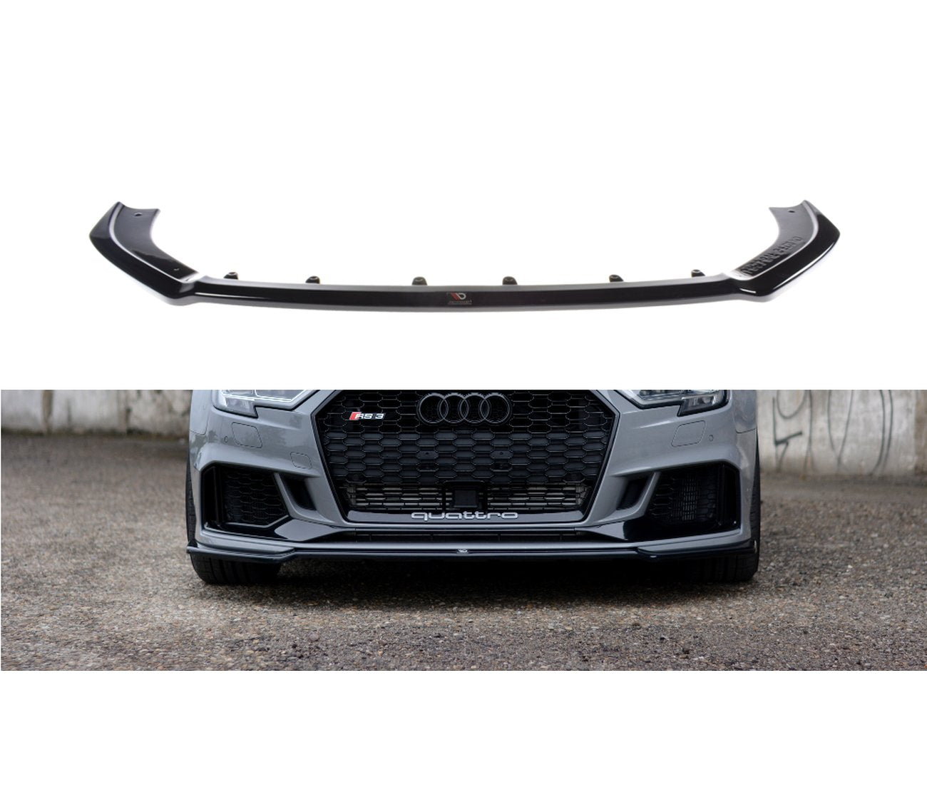 Cup Spoiler Lip V.2 for Audi RS3 8V FL Sedan 