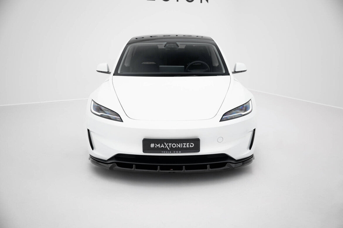 Cup Spoilerlippe Front Ansatz V.2 für Tesla Model 3 Performance FL