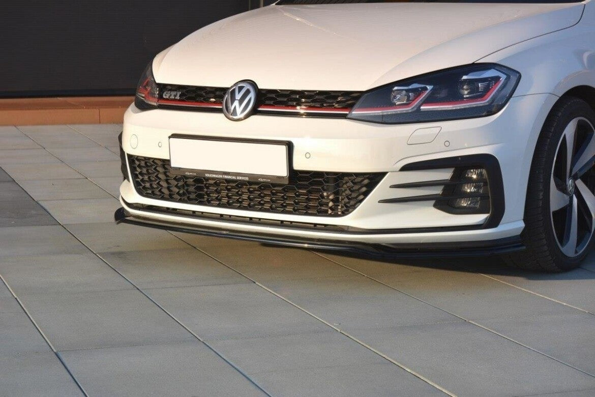 Cup Spoilerlippe Front Ansatz V.2 für VW GOLF 7 GTI FACELIFT