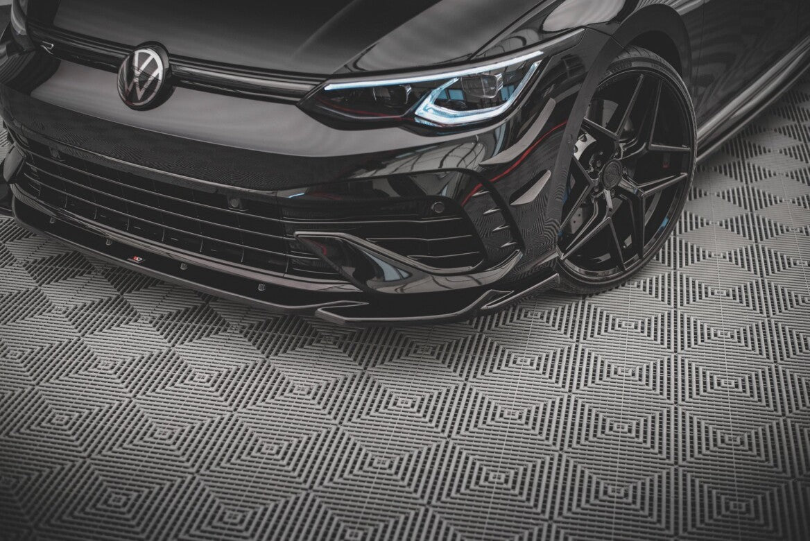 Cup Spoilerlippe Front Ansatz V.4 für VW Golf R Mk8