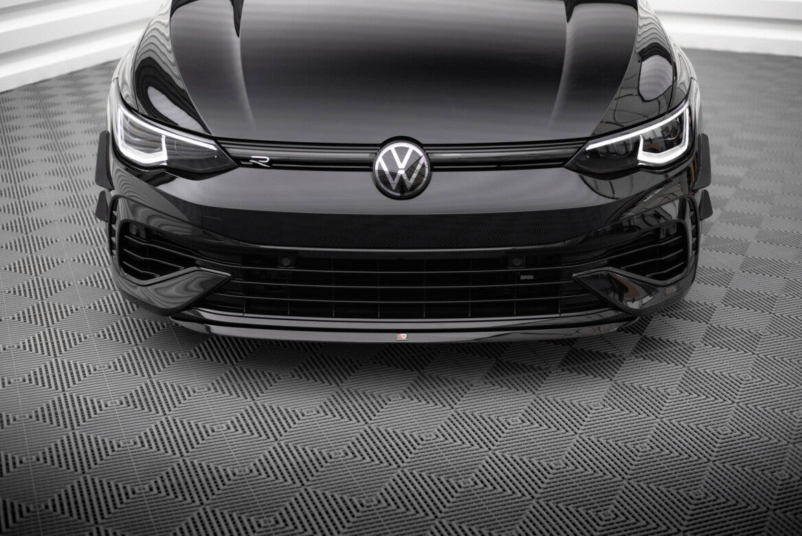 Cup Spoilerlippe Front Ansatz V.7 für Volkswagen Golf R Mk8