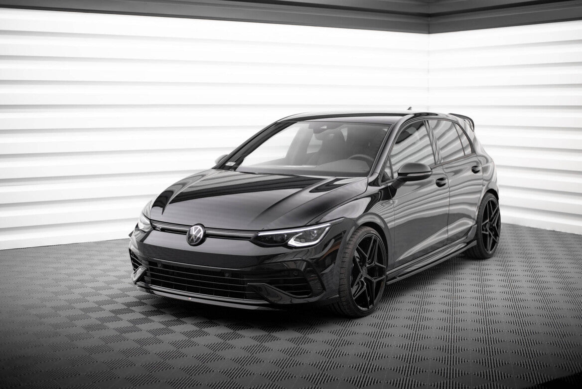 Cup Spoilerlippe Front Ansatz V.7 für Volkswagen Golf R Mk8