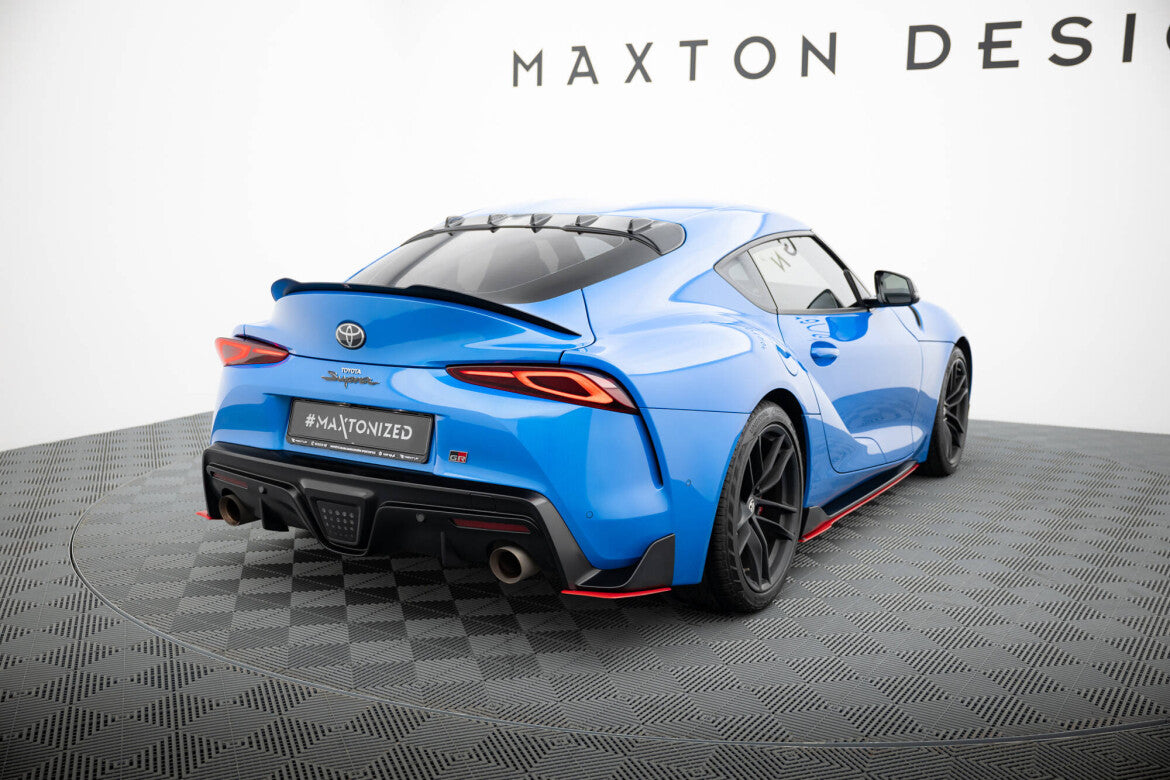 Heck Flaps V.2 Rot Hochglanz passend für Toyota Supra Mk5