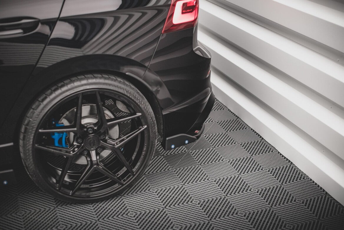 Heck Ansatz Flaps Diffusor +Flaps V.2 für VW Golf R Mk8