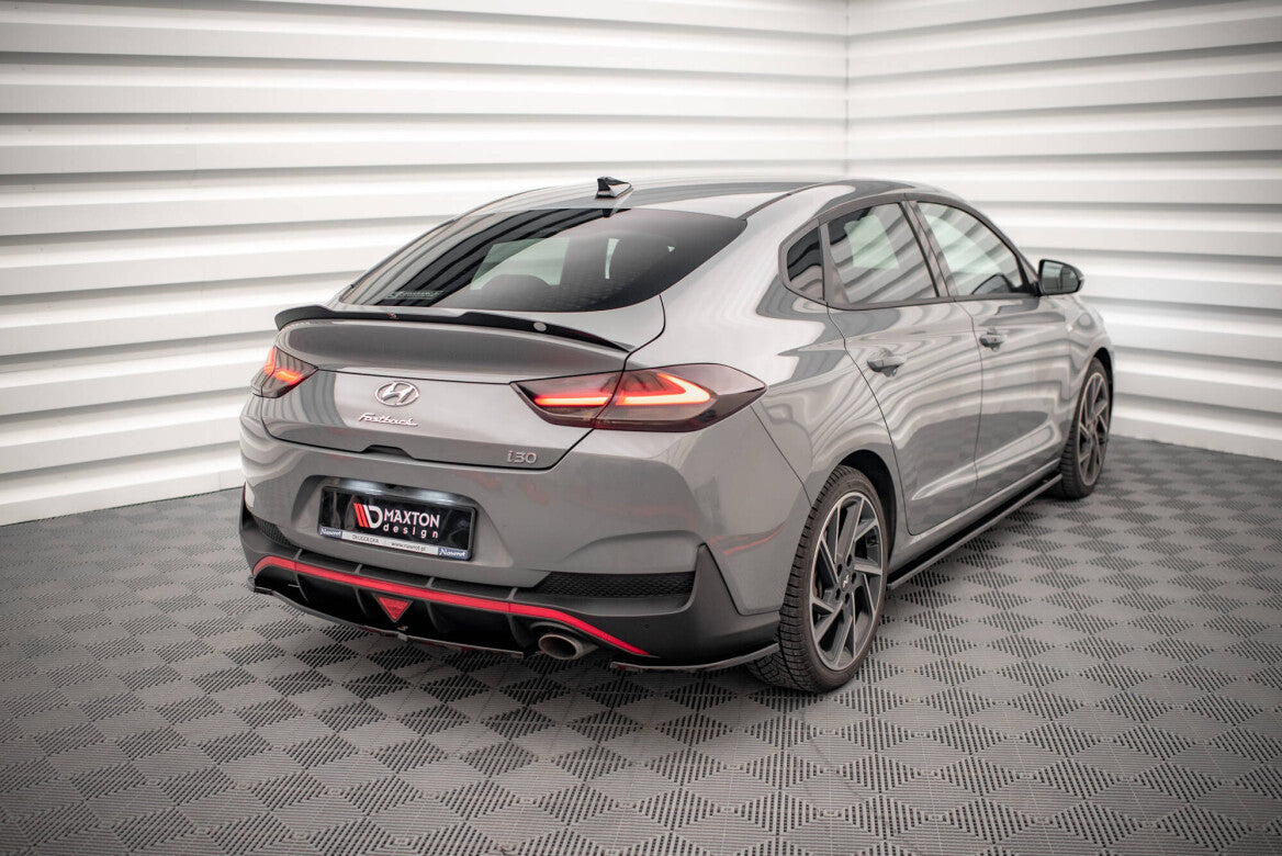 Heck Ansatz Flaps Diffusor für Hyundai I30 Fastback N-Line FL