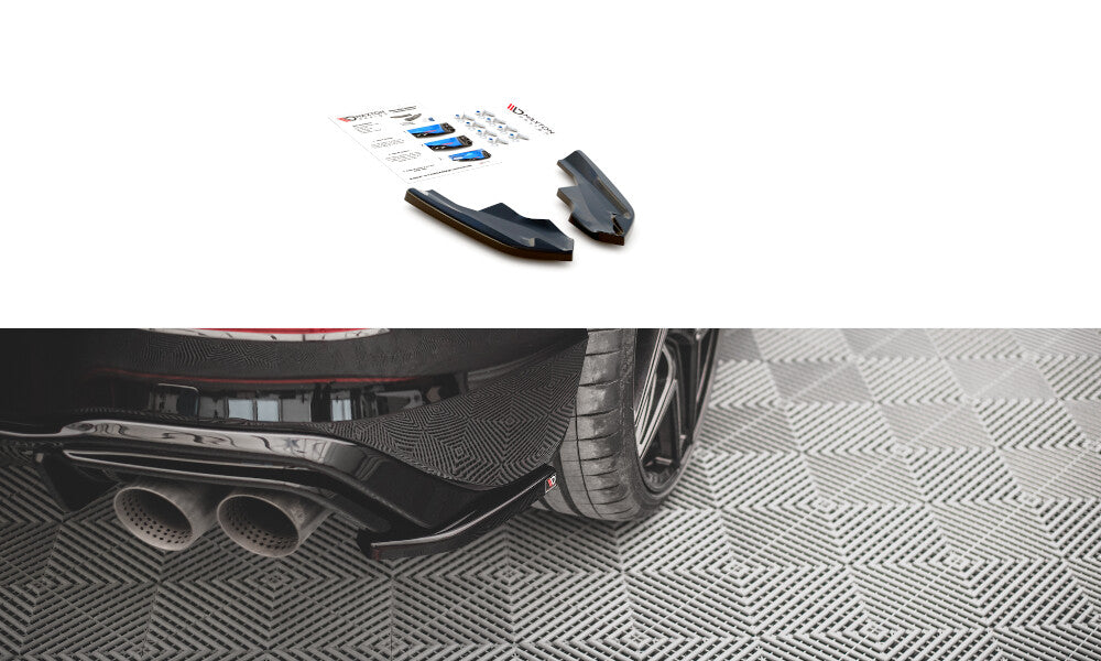 Heck Ansatz Flaps Diffusor V.4 für VW Golf R Mk8