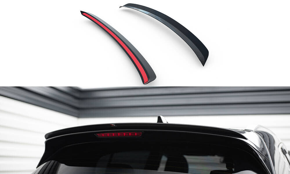Rear spoiler attachment tear-off edge for Kia Sportage GT-Line