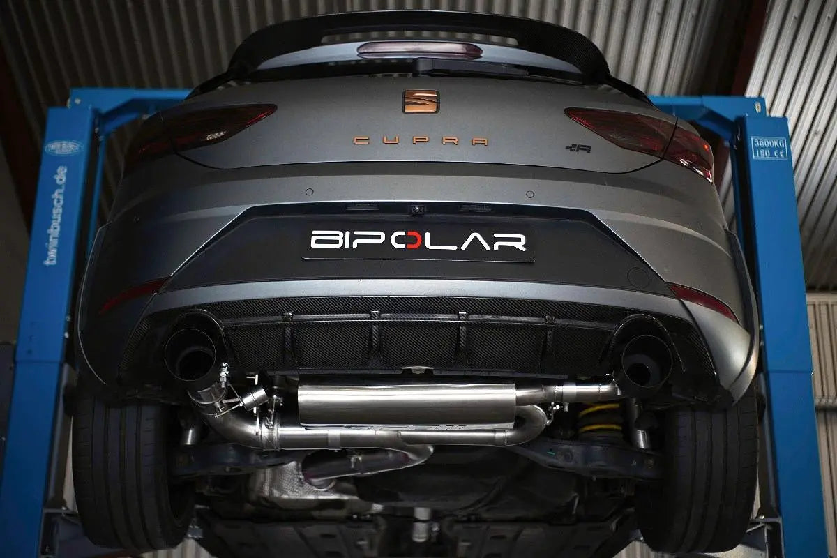 GRAIL Klappenabgasanlage 3.5 Zoll passend für SEAT Leon Cupra R (CJXG)   Grail