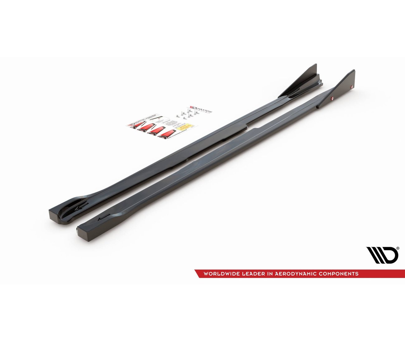 Side Skirts V.2 + Flaps for Toyota GR Yaris 