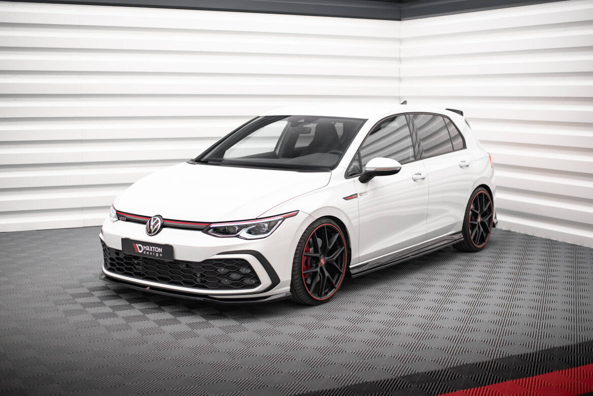 Seitenschweller Ansatz Cup Leisten für Volkswagen Golf GTI / GTI Clubsport / R-Line Mk8