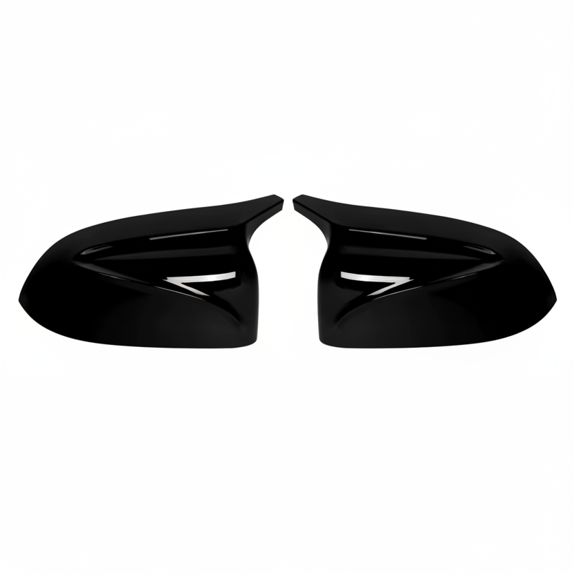Spiegelkappe Schwarz Glanz passend für BMW X-Reihe – Detail der glänzenden Oberfläche