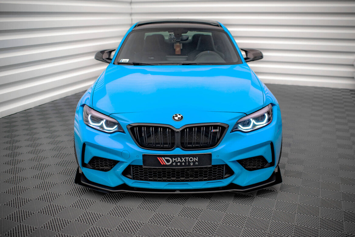 Street Pro Cup Spoilerlippe Front Ansatz für BMW M2 F87 + Flaps