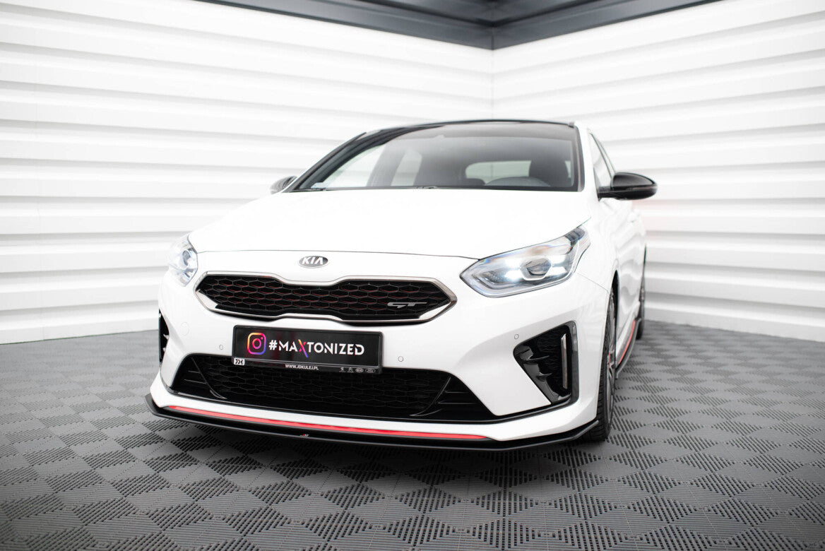 Street Pro Cup Spoilerlippe Front Ansatz für Kia Ceed GT Mk3 / Proceed Mk1