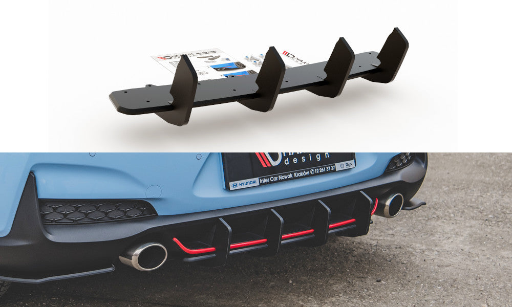 Street Pro Heckschürze V.2 für Hyundai I30 N Mk3 Hatchback