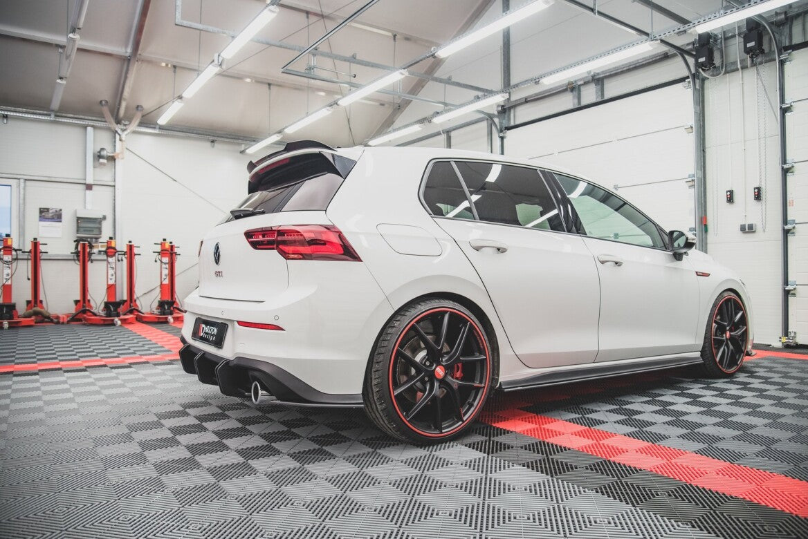 Street Pro Seitenschweller Ansatz Cup Leisten für VW Golf 8 GTI / GTI Clubsport