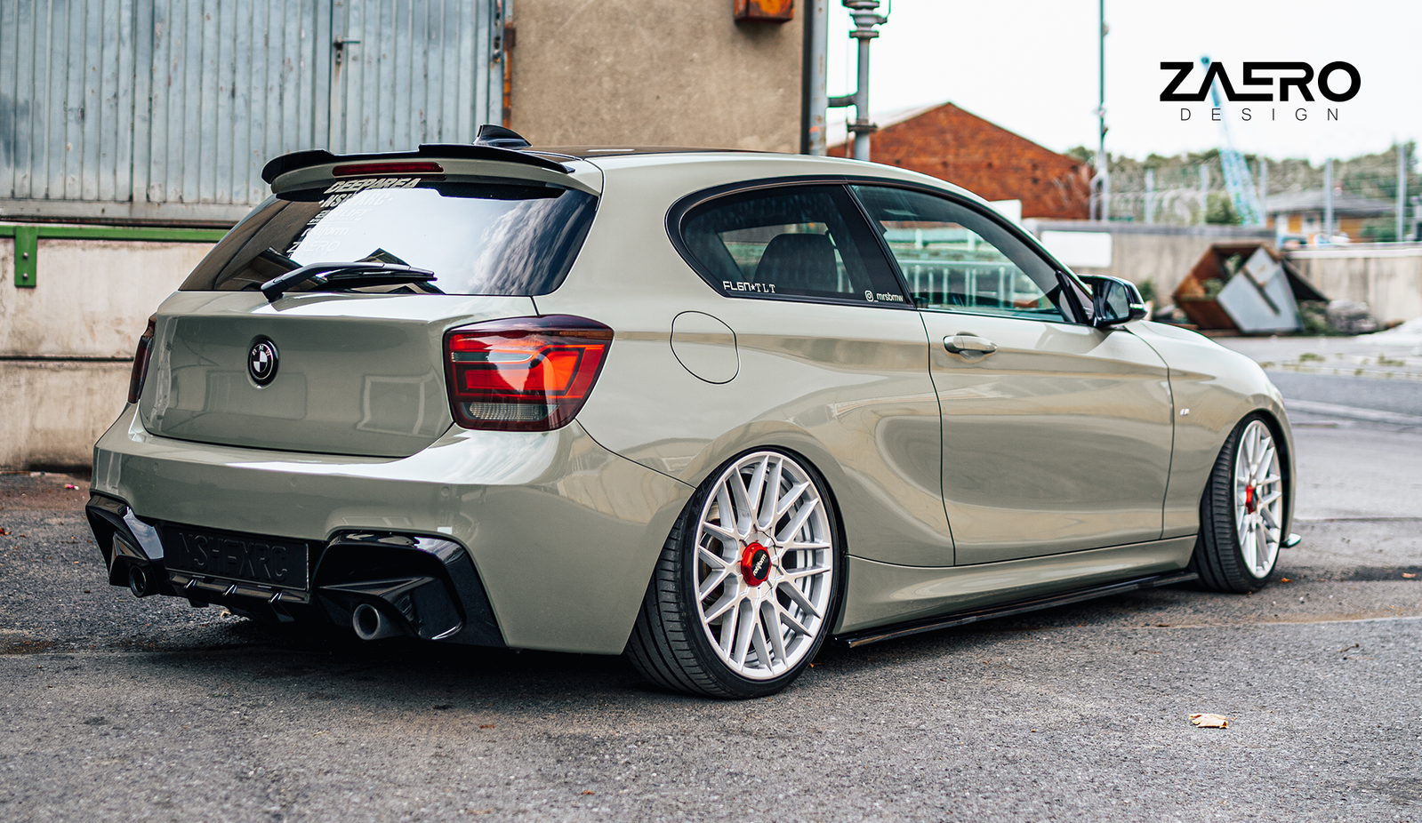 Zaero EVO-1 Diffusor passend für BMW 1er F20 F21 M135i – Perspektive