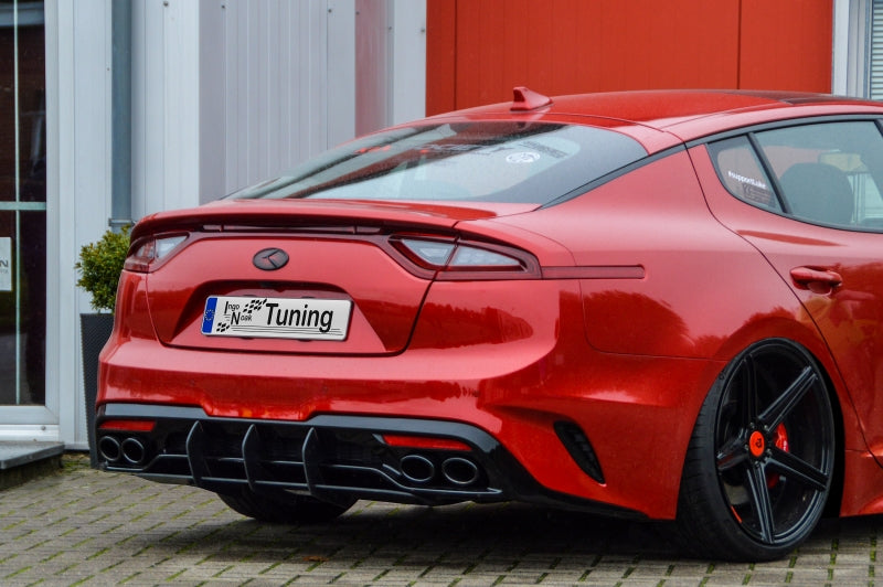 Milled rear apron for Kia Stinger GT