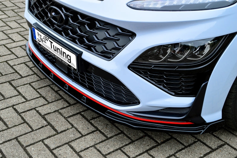 Cup Frontspoilerlippe mit Wing für Hyundai Kona N