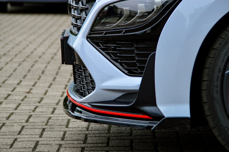 Cup front spoiler lip with wing for Hyundai Kona N