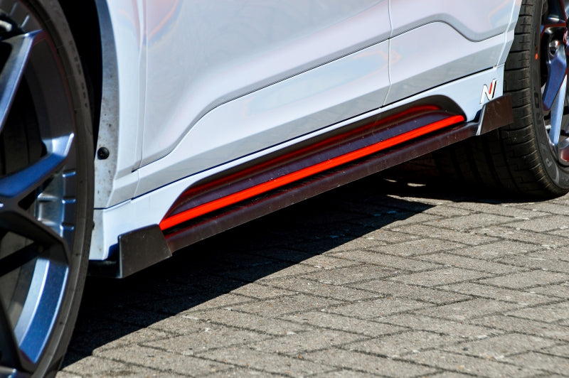 CUP side skirts with wing front and rear for Hyundai Kona N + N-Line