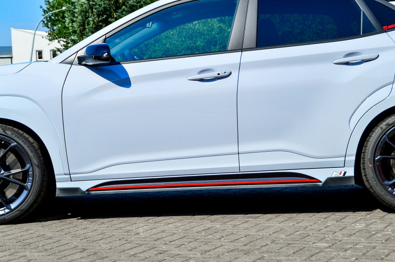 CUP side skirts with wing front and rear for Hyundai Kona N