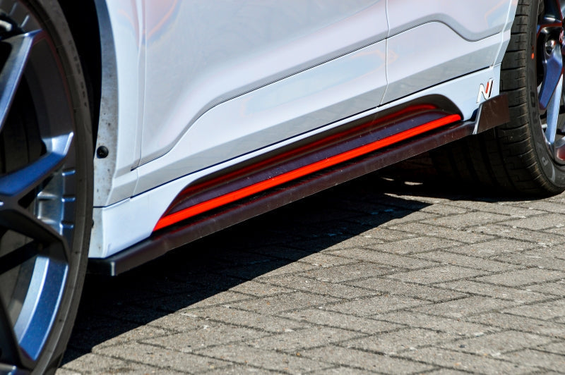 CUP side skirts with rear wing for Hyundai Kona N