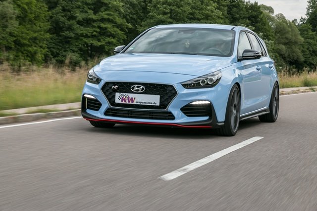 KW Gewindefahrwerk V3 Inox (mit Druck- & Zugstufendämpfung) Hyundai i30 N Performance (2017-2020)