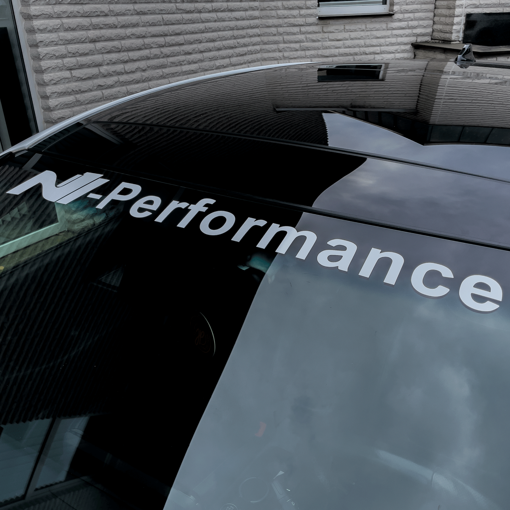 N-Performance window sticker