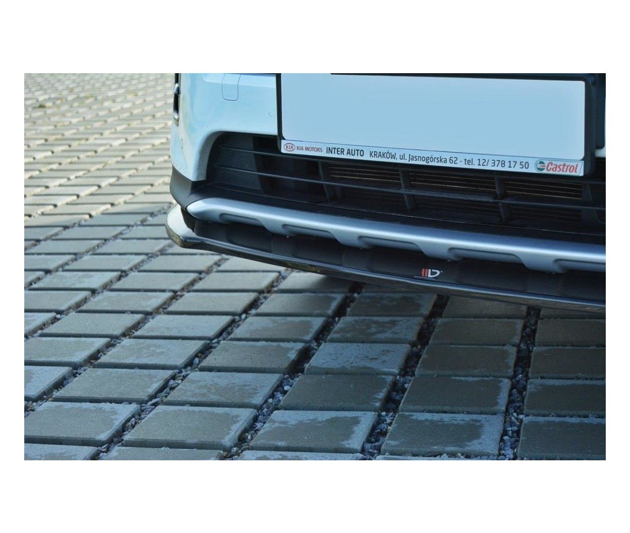 Cup spoiler lip front approach for Kia Sportage GT-Line