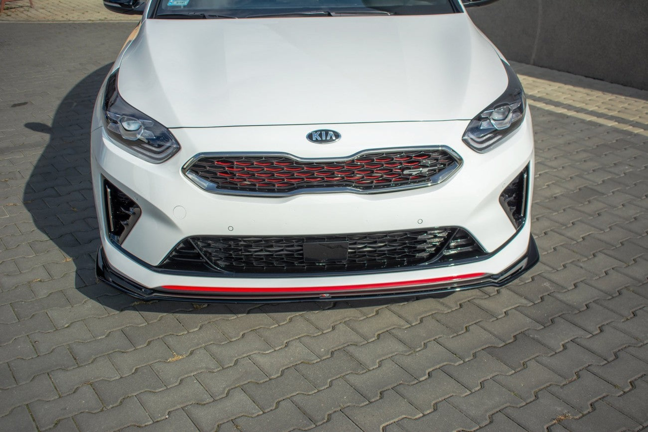 Cup spoiler lip front approach for Kia Sportage GT-Line