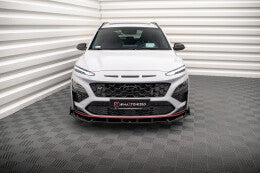 Front lip V.2 + flaps for Hyundai Kona N