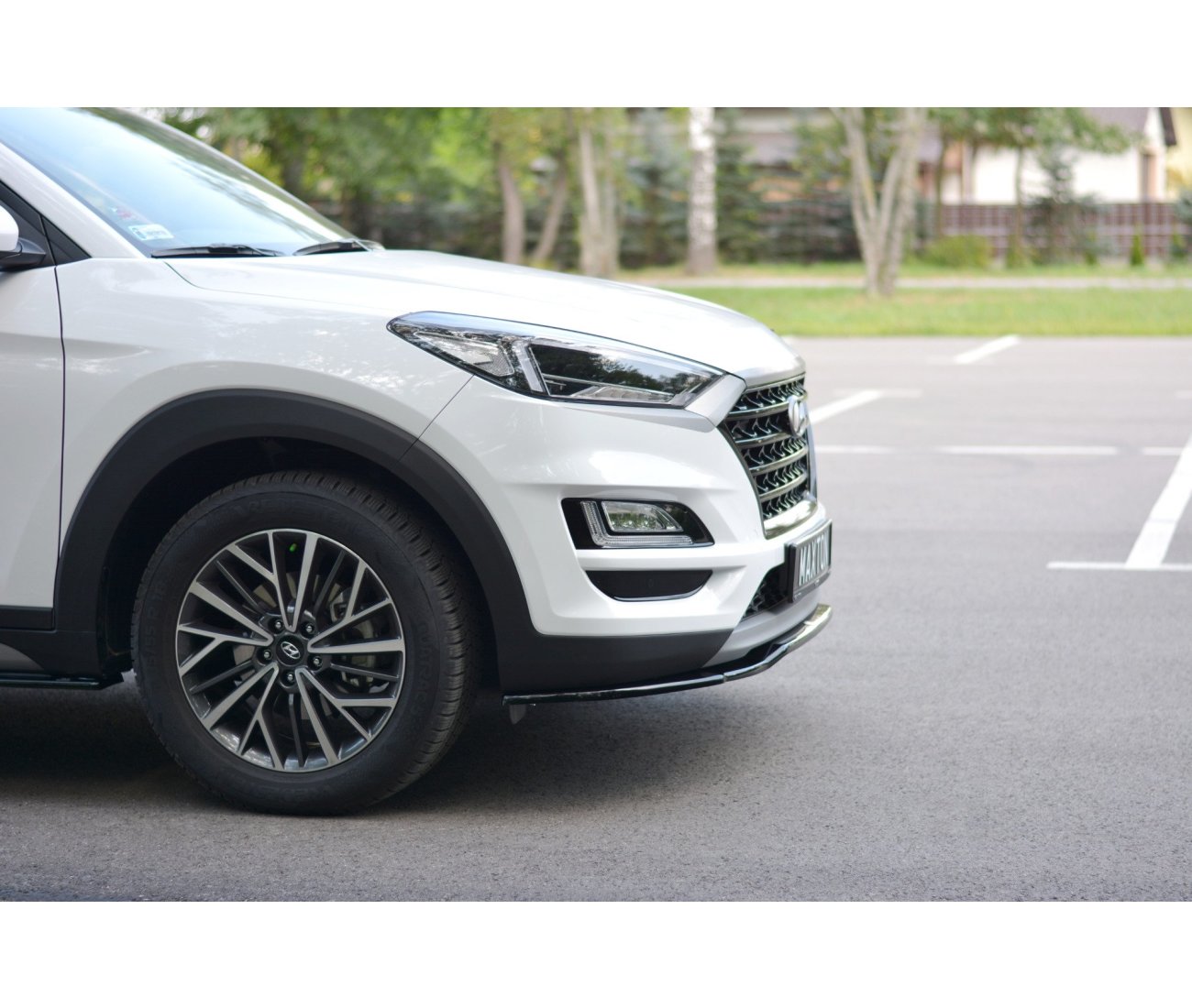 Cup Spoilerlippe Front Ansatz V.2 für Hyundai Tucson Facelift