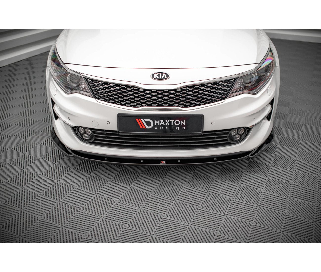 Cup spoiler lip front approach V.2 for Kia Optima