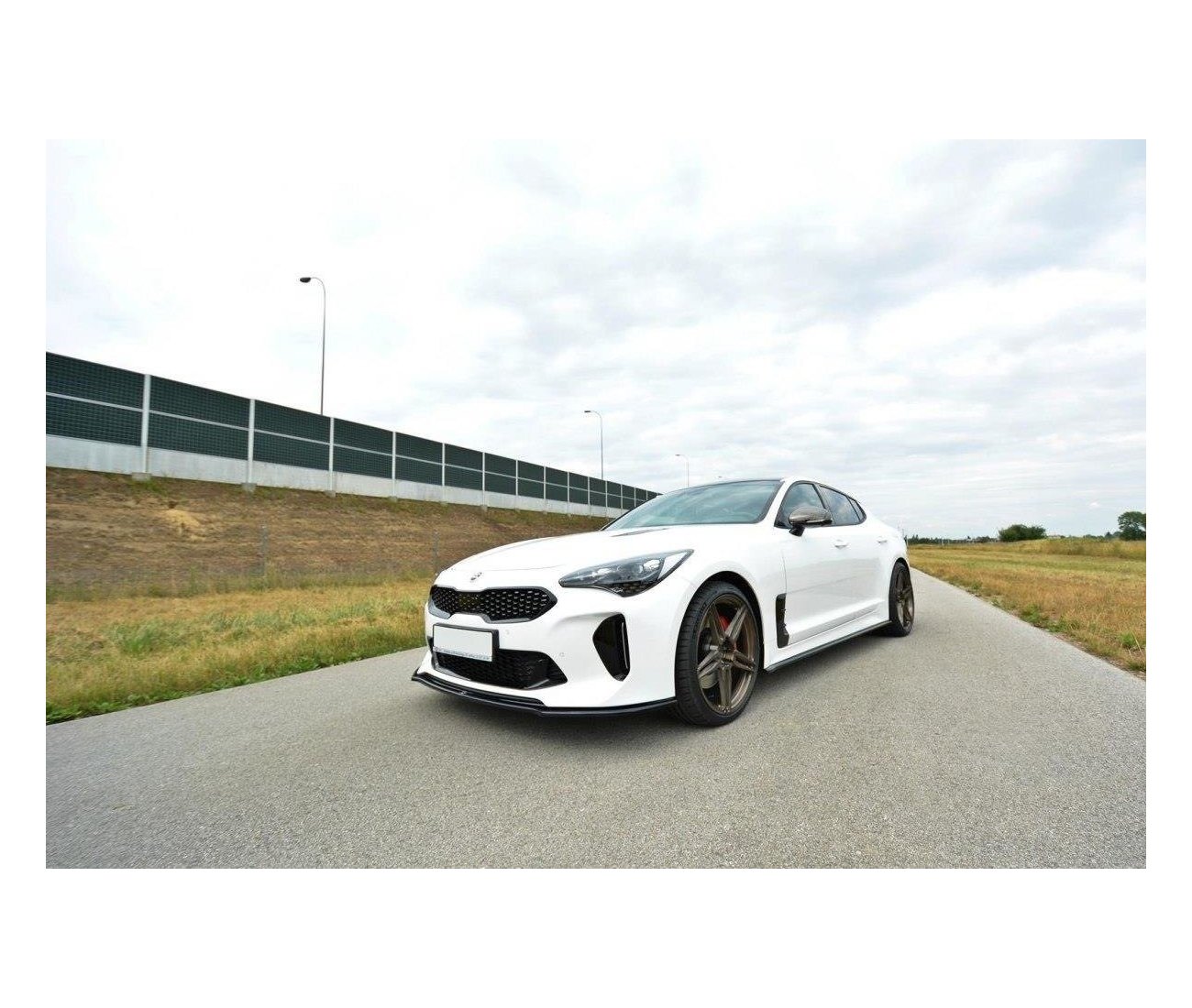 Cup Spoilerlippe Front Ansatz V.2 für Kia Stinger GT