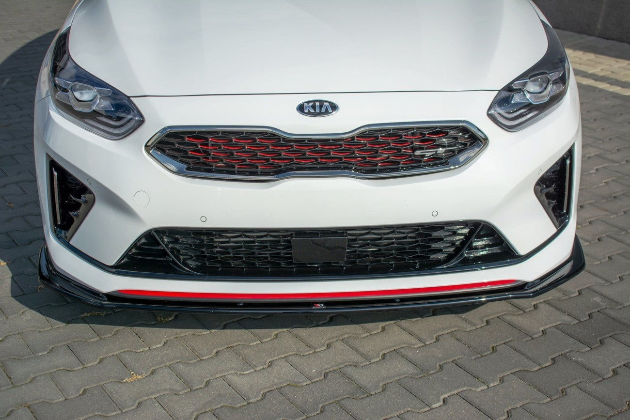 Cup spoiler lip front approach for Kia Sportage GT-Line